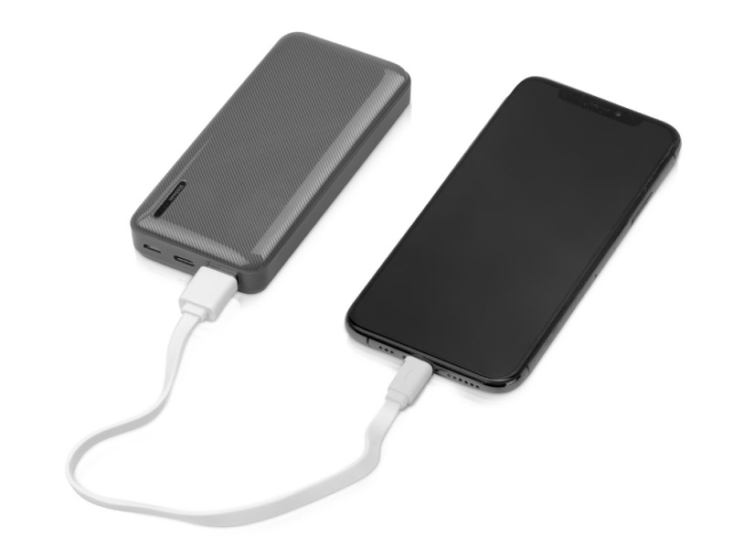 Внешний аккумулятор Mini-10, 10000 mAh (серый)  (Изображение 2)