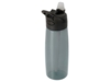 Бутылка для воды c кнопкой Tank (серый)  (Изображение 3)