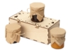 Подарочный набор с тремя видами варенья в деревянной коробке Trio Sweet (Изображение 1)