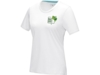 Женская футболка Azurite с коротким рукавом, изготовленная из натуральных материалов, белый (Изображение 5)