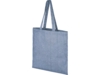 Эко-сумка Pheebs из переработанного хлопка (синий)  (Изображение 1)