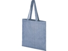 Эко-сумка Pheebs из переработанного хлопка (синий) 