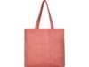 Эко-сумка с клинчиком Pheebs из переработанного хлопка (красный)  (Изображение 2)