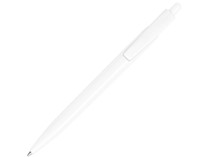 Ручка пластиковая шариковая Alessio из переработанного ПЭТ (белый) черные чернила