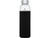 Бутылка спортивная Bodhi из стекла (черный) 