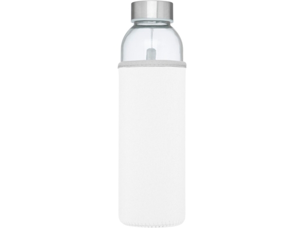 Бутылка спортивная Bodhi из стекла (белый) 