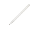 Ручка шариковая Terra из кукурузного пластика (белый) 