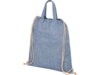 Сумка-рюкзак Pheebs из переработанного хлопка, 210 г/м² (синий)  (Изображение 3)