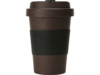 Стакан из кофе с силиконовой манжетой Latte, коричневый (Изображение 4)