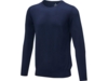 Пуловер Merrit с круглым вырезом, мужской (темно-синий) 3XL (Изображение 1)