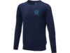 Пуловер Merrit с круглым вырезом, мужской (темно-синий) S (Изображение 5)