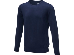 Пуловер Merrit с круглым вырезом, мужской (темно-синий) XS