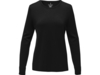 Пуловер Merrit с круглым вырезом, женский (черный) 2XL (Изображение 2)