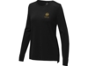 Пуловер Merrit с круглым вырезом, женский (черный) 2XL (Изображение 4)