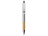 Ручка металлическая шариковая Sleek (серебристый/натуральный)  (Изображение 2)