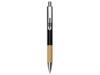 Ручка металлическая шариковая Sleek (черный/натуральный)  (Изображение 2)