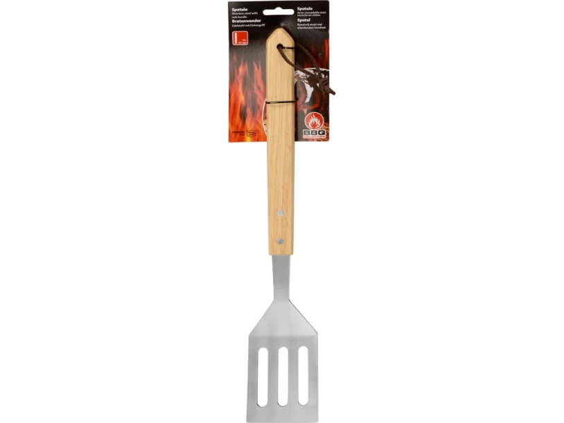 Лопатка для барбекю с деревянной ручкой BBQ (Изображение 3)