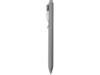 Ручка пластиковая шариковая Clip, софт-тач (серый)  (Изображение 3)