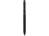 Ручка пластиковая шариковая Clip, софт-тач (черный)  (Изображение 2)