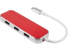 Хаб USB Type-C 3.0 Chronos (красный) 