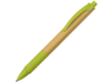 Ручка из бамбука и переработанной пшеницы шариковая Nara (зеленый/дерево)  (Изображение 1)