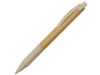 Ручка из бамбука и переработанной пшеницы шариковая Nara (бежевый/дерево)  (Изображение 1)