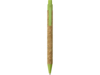 Ручка из пробки и переработанной пшеницы шариковая Evora (коричневый/зеленый)  (Изображение 2)