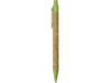 Ручка из пробки и переработанной пшеницы шариковая Evora (коричневый/зеленый)  (Изображение 3)