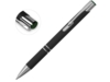 Ручка металлическая шариковая Legend Mirror Gum soft-touch (черный/зеленый)  (Изображение 2)