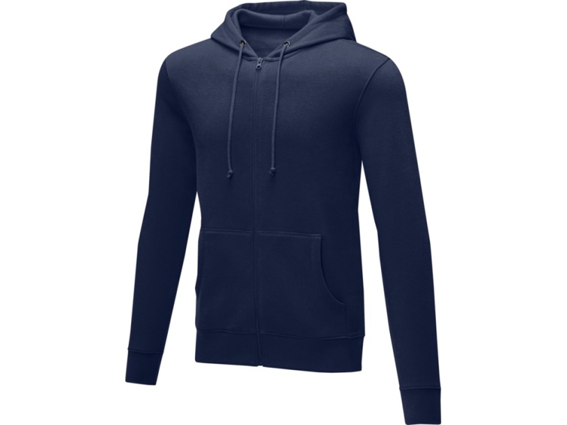 Толстовка на молнии Theron мужская (темно-синий) 5XL (Изображение 1)