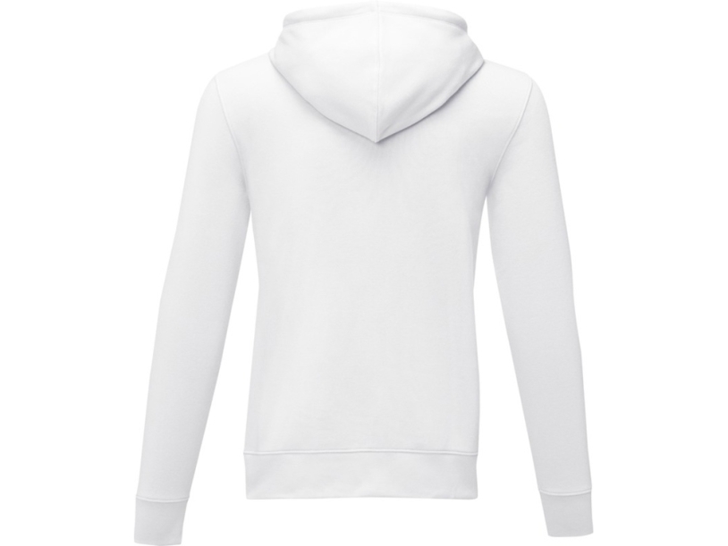 Толстовка на молнии Theron мужская (белый) 4XL (Изображение 3)