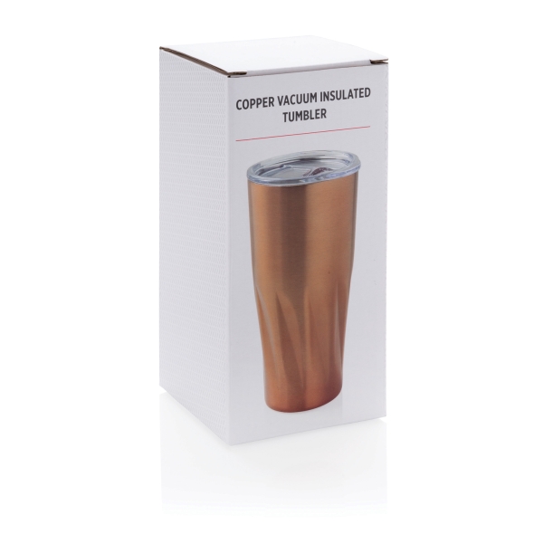 Вакуумная термокружка Copper, золотой (Изображение 2)