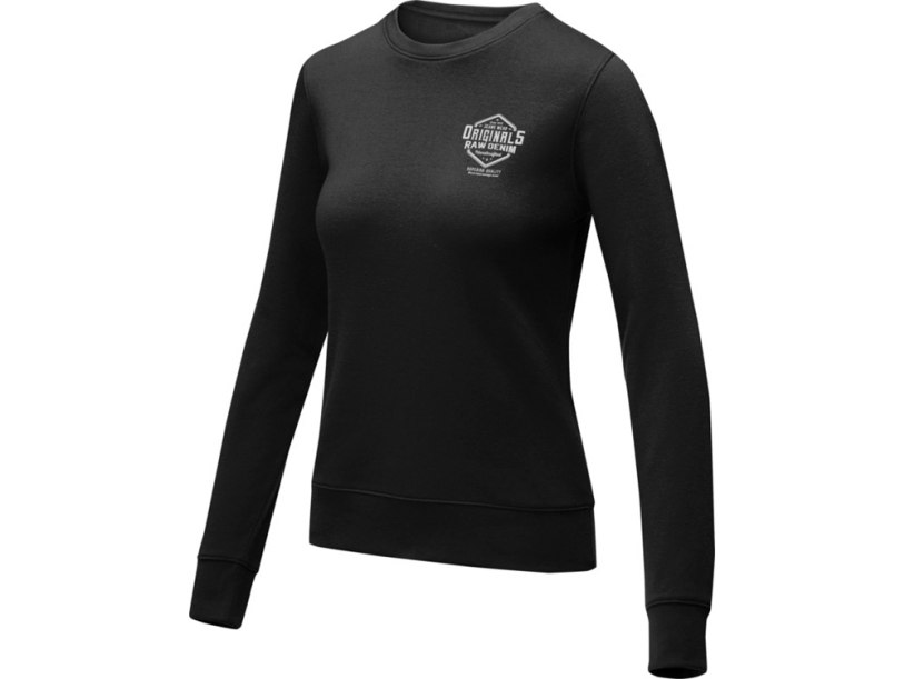 Свитер с круглым вырезом Zenon женский (черный) 2XL (Изображение 6)