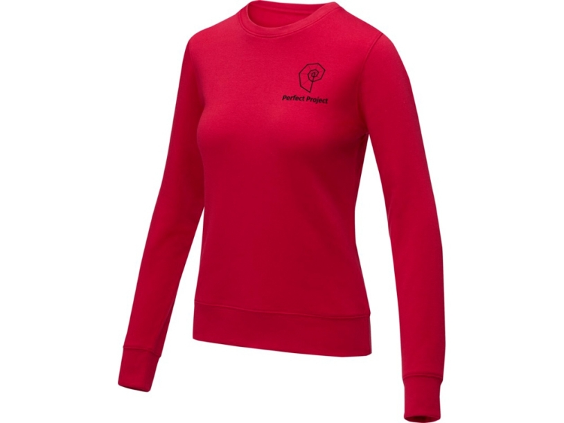 Свитер с круглым вырезом Zenon женский (красный) 2XL (Изображение 6)
