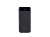Внешний аккумулятор с дисплеем, 10000 mAh (черный) 