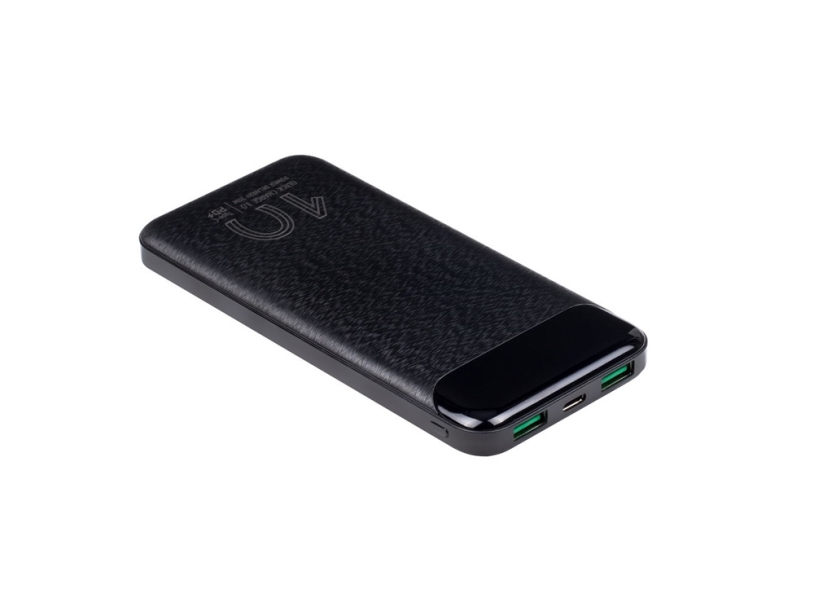 Внешний аккумулятор с дисплеем, 10000 mAh (черный)  (Изображение 8)
