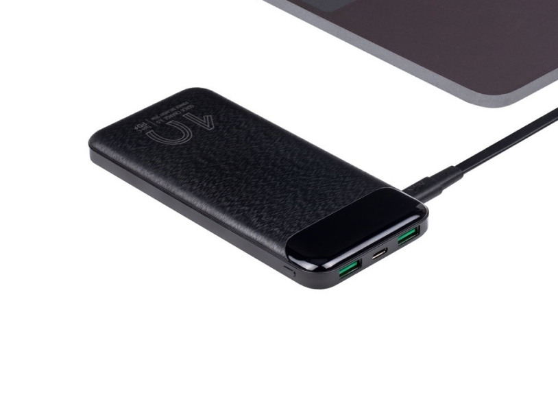 Внешний аккумулятор с дисплеем, 10000 mAh (черный)  (Изображение 11)