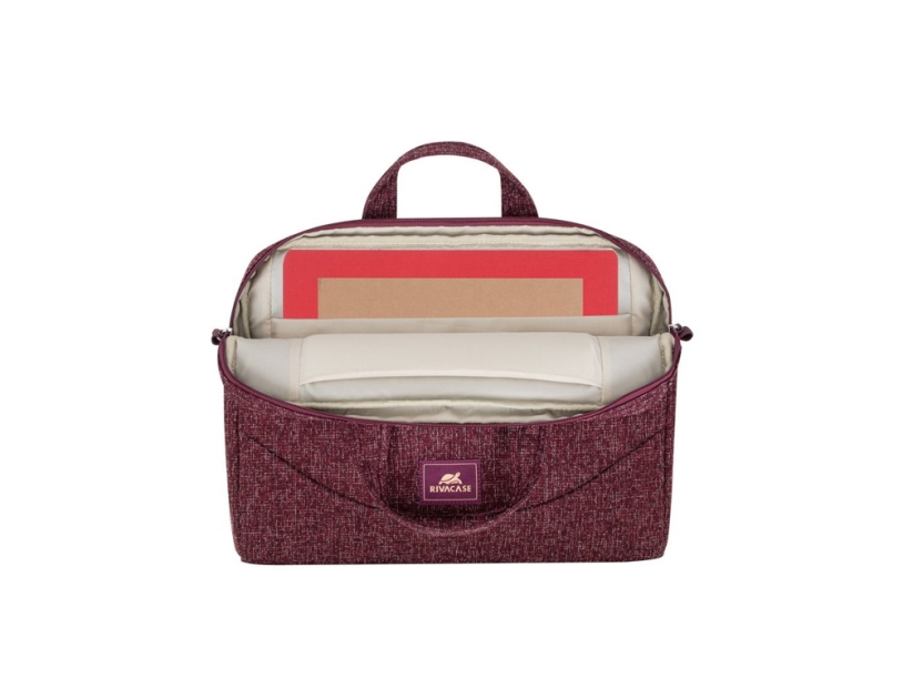 RIVACASE 7921 burgundy red сумка для ноутбука 14 (Изображение 5)