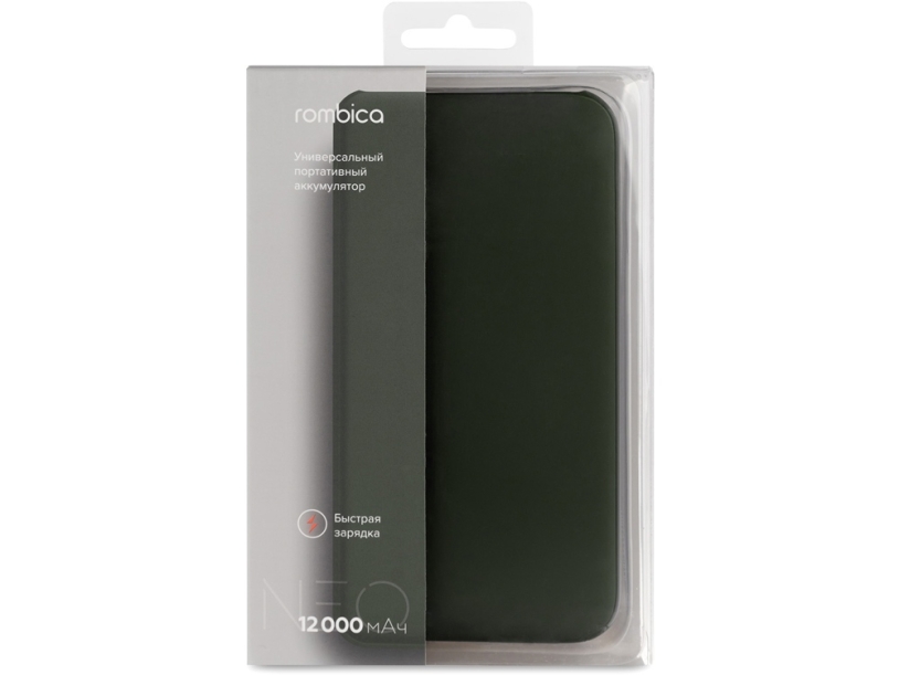 Внешний аккумулятор NEO NS120G Quick, 12000 mAh (темно-зеленый)  (Изображение 6)
