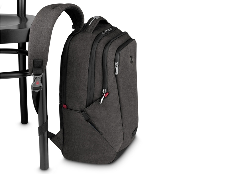 Рюкзак WENGER MX Professional 16, серый, 100% полиэстер, 33х21х45 см, 21 л (Изображение 5)