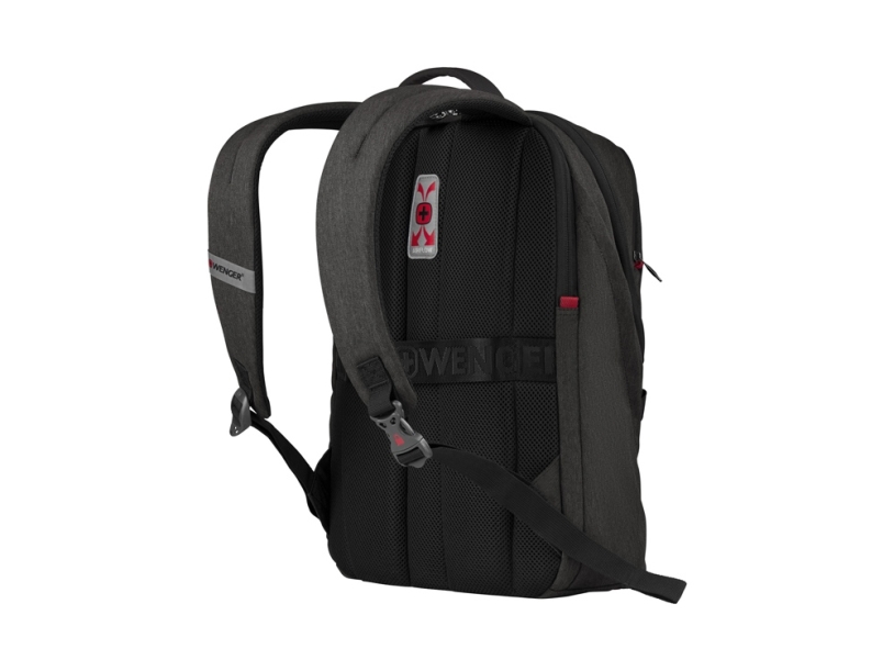 Рюкзак WENGER MX Light 16, серый, 100% полиэстер, 31х20х44 см, 21 л (Изображение 3)