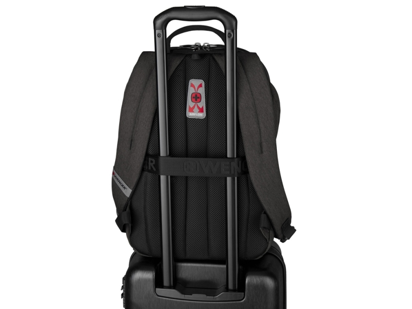 Рюкзак WENGER MX Light 16, серый, 100% полиэстер, 31х20х44 см, 21 л (Изображение 6)
