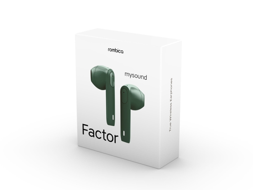 Беспроводные наушники TWS c шумоподавлением Factor (зеленый)  (Изображение 6)