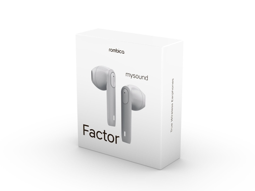 Беспроводные наушники TWS c шумоподавлением Factor (серый)  (Изображение 6)