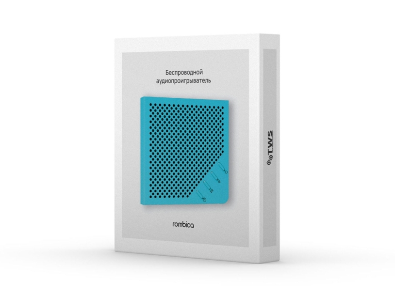 Портативная колонка Mysound Note (голубой)  (Изображение 4)