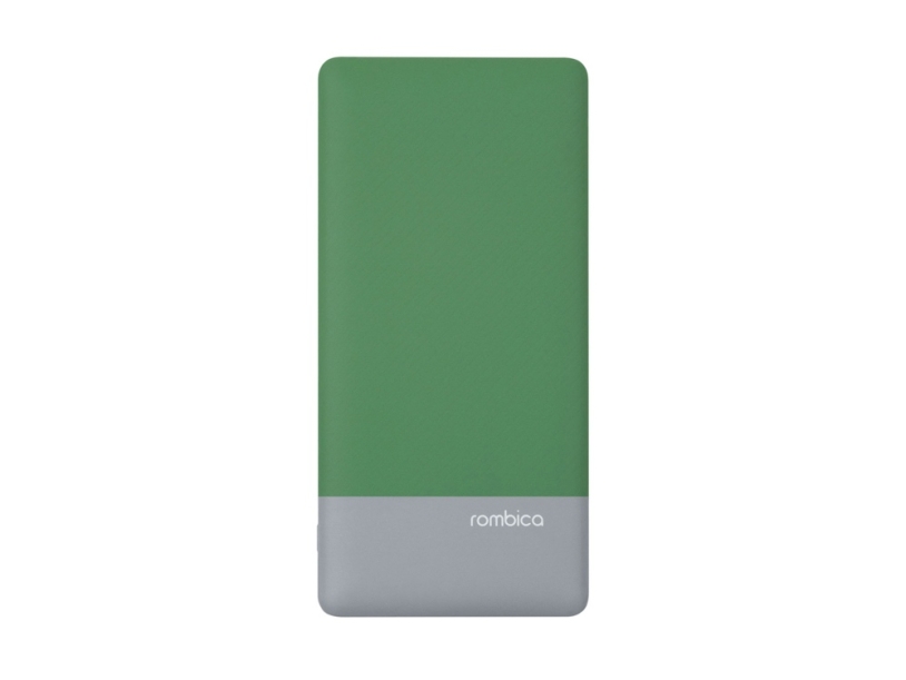 Внешний аккумулятор NEO Charge 3C, 10000 mAh (зеленый/светло-серый)  (Изображение 2)
