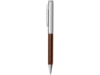 Ручка металлическая шариковая Fabrizio (коричневый/серебристый)  (Изображение 3)
