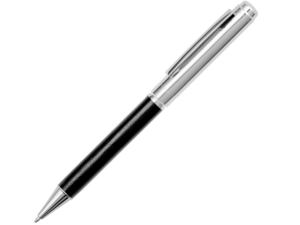 Ручка металлическая шариковая Fabrizio (черный/серебристый) 