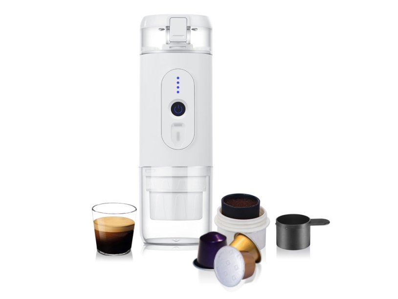 Портативная кофемашина с подогревом Barista 2 (белый)  (Изображение 6)