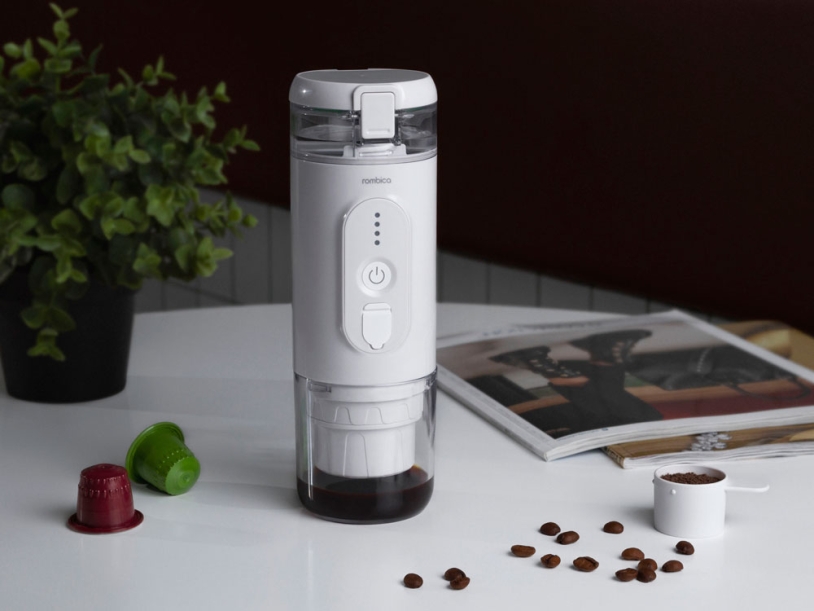 Портативная кофемашина с подогревом Barista 2 (белый)  (Изображение 10)